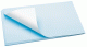 Etui de 50 feuilles de papier à peindre 1 face blanche / 1 face bleue, 120 g/m², 0,50m x 0,35m,image 1