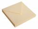 Enveloppe Pollen 140x140, 120 g/m², coloris ivoire, en paquet cellophané de 20,image 3