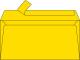 Boîte de 200 enveloppes Pollen 110x220, 120 g/m², patte autocollante, coloris jaune soleil ,image 1