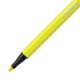 Feutre Pen 68, pointe M, couleur jaune fluo,image 3