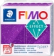 Pâte à cuire FIMO Effect, pain de 57 g, couleur violet pailleté,image 1