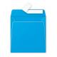 Boîte de 200 enveloppes Pollen 165x165, 120 g/m², patte autocollante, coloris bleu turquoise,image 1