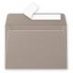 Boîte de 200 enveloppes Pollen 114x162, 120 g/m², patte autocollante, coloris gris acier,image 1