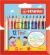 Etui de 12 crayons de couleur triangulaires Trio court, couleurs assorties (12),image 1