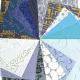 Bloc de 20 feuilles Papiers du Monde, 80 g/m², 21 x 29,7 cm, assortis bleu,image 2