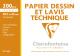Pochette de 10 feuilles de Papier à Dessin Technique, 200 g/m², A3, blanc,image 1
