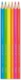 Etui carton de 6 crayons de couleur Color'Peps Fluo, coloris assortis,image 2