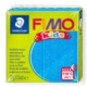 Pâte à cuire FIMO Kids, pain de 42 g, couleur bleu pailleté,image 1