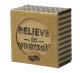 Timbre déco Pop' Stamp, support bois, message Believe in yourself,image 1