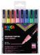 Etui de 8 marqueurs peinture Posca 3M, pointe conique 0,9 à 1,3 mm, coloris assortis pastel,image 1