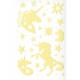 Phospho Stick', sachet de 56 gommettes (2 planches 10,5x16cm), thème Licornes,image 2