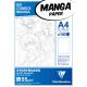 Bloc de 100 feuilles de papier Manga Storyboard 55g/m², format A4, avec grille simple,image 1