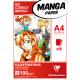 Bloc de 50 feuilles de papier Manga Layout 100g/m², format A4,image 1