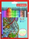 Etui carton de 18 feutres Pen 68, pointe M, couleurs assorties (18),image 1