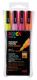 Etui de 4 marqueurs peinture Posca 3ML, pointe conique 0,9 à 1,3 mm, coloris chauds pailletés,image 1