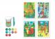 Kit de 4 cartes à sable, incl. 10 pots de sable coloré,image 2