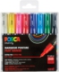 Etui de 8 marqueurs peinture Posca 1MC, pointe conique 0,7 mm, coloris assortis,image 1