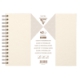 Album spiralé de 40 feuilles de papier blanc, 200 g/m², 27x20, coloris ivoire irisé,image 1