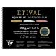 Album spiralé de 12 feuilles de papier aquarelle Etival Noir grain fin/torchon, 300 g/m², 24x30,image 1