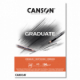 Bloc 40 feuilles Canson® Graduate Croquis A3 96g/m², grain léger blanc,image 1
