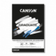 Bloc 20 feuilles Canson® Graduate Papier dessin noir A5 120g/m², lisse noir,image 1