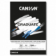 Bloc 20 feuilles Canson® Graduate Papier dessin noir A4 120g/m², lisse noir,image 1