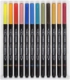 Blister de 24 feutres aquarellables Aqua Brush Duo, coloris assortis, pointe 2 mm / pinceau 4 mm,image 2