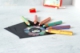 Crayon de couleur aquarellable Woody 3-in-1, rond, couleur rouge pastel,image 2