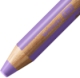 Crayon de couleur aquarellable Woody 3-in-1, rond, couleur lilas pastel,image 2