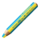 Etui de 5 crayons de couleur aquarellables Woody 3-in-1 duo, rond, couleurs assorties (10) + taille-crayon,image 2