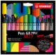 Etui carton de 12 feutres Pen 68 MAX ARTY, pointe biseau 1-5 mm, couleurs assorties (12),image 1