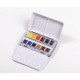 Boîte métal de 12 demi-godets d'aquarelle, couleurs assorties,image 1