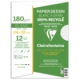 Pochette de 12 feuilles de Papier Dessin blanc à Grain recyclé, 180 g/m², 24x32,image 2