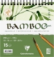 Bloc spiralé de 15 feuilles de papier aquarelle Bamboo, 250 g/m², 15x15,image 1