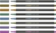 Etui de 8 feutres Pen 68, pointe M, couleurs metallic assorties (8),image 2