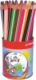 Pot métal de 38 crayons de couleur triangulaires Trio long, couleurs assorties (12),image 1