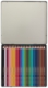 Boîte métal de 24 crayons de couleur aquarellables Aquacolor ARTY, couleurs assorties (24),image 2